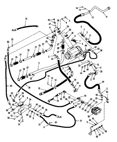 335104A2 - Шланг гидравлический насоса масл. TJT9/St.
